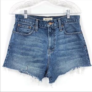 Madewell the perfect jean short shadow pocket
